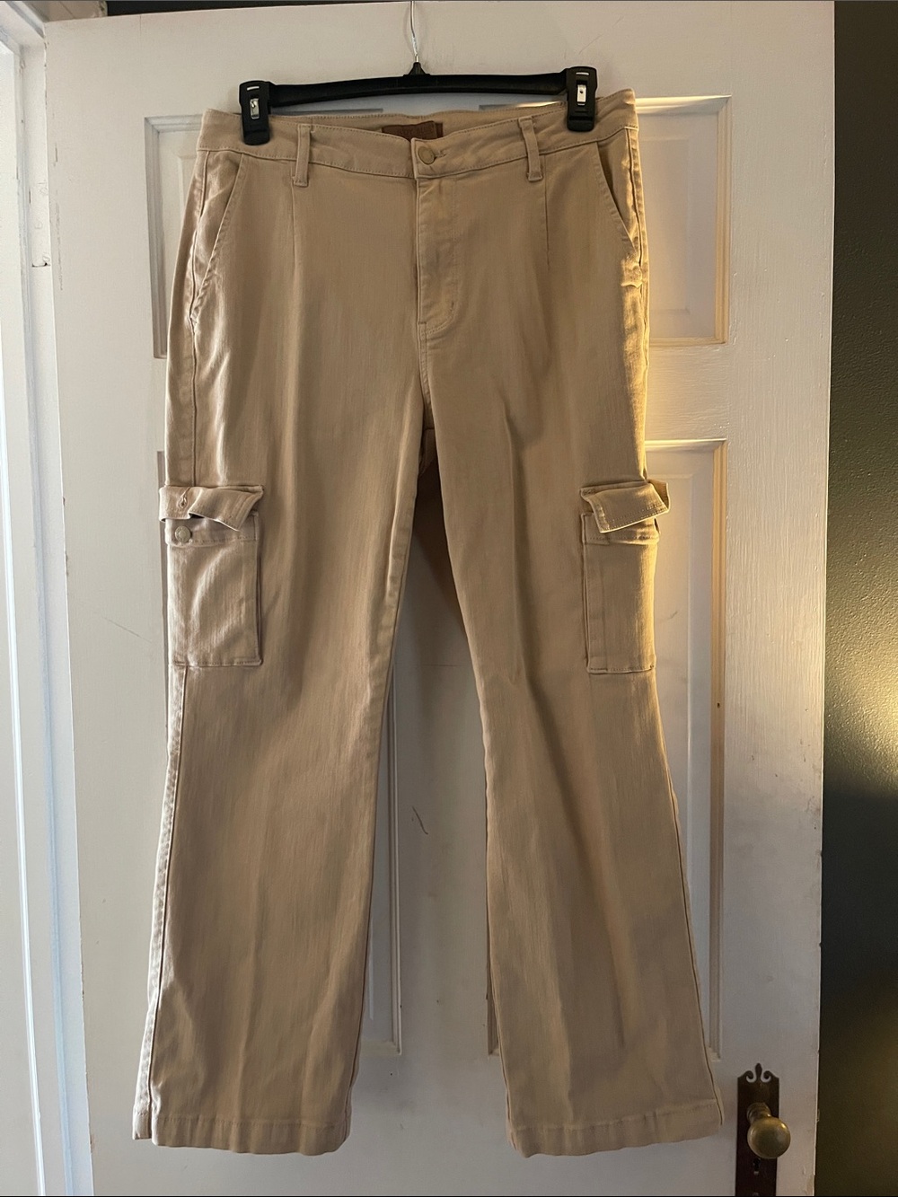 Judy Blue Women's Beige Cargo Pants